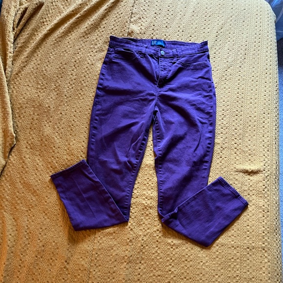Gap Denim Plum High Rise Universal Leggings sz 29L - Picture 5 of 7